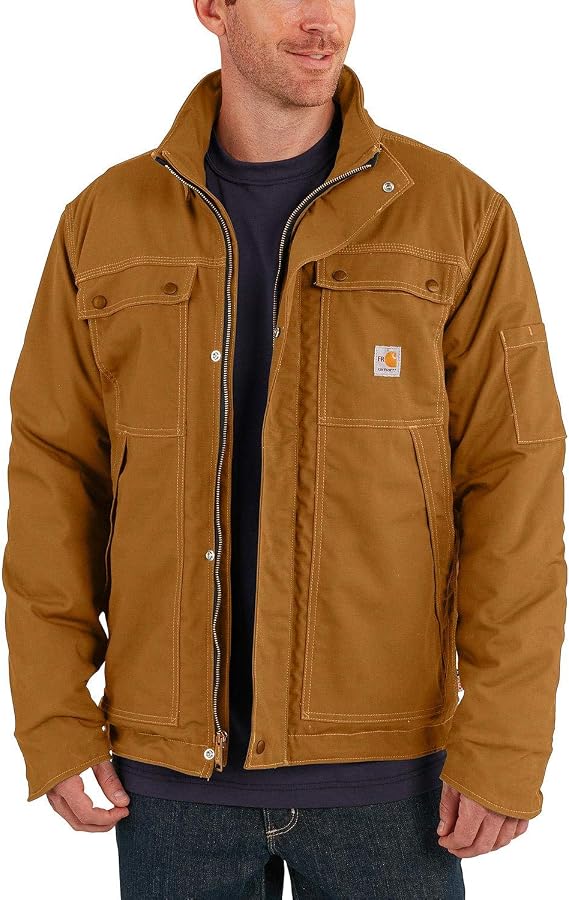 Carhartt Men's Flame Resistant Full Swing® Relaxed Fit Quick Duck Insulated Coat